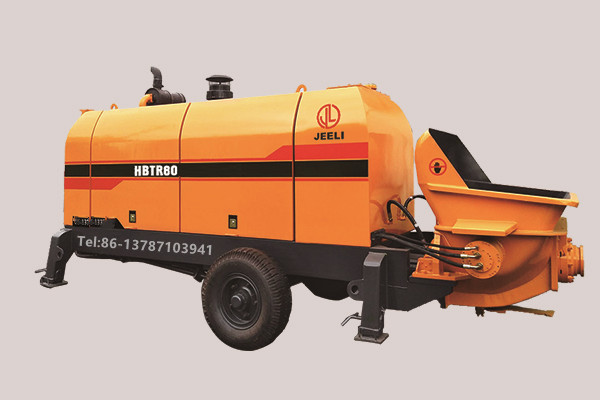 Diesel Trailer Mounted Concrete Pump  HBTR80