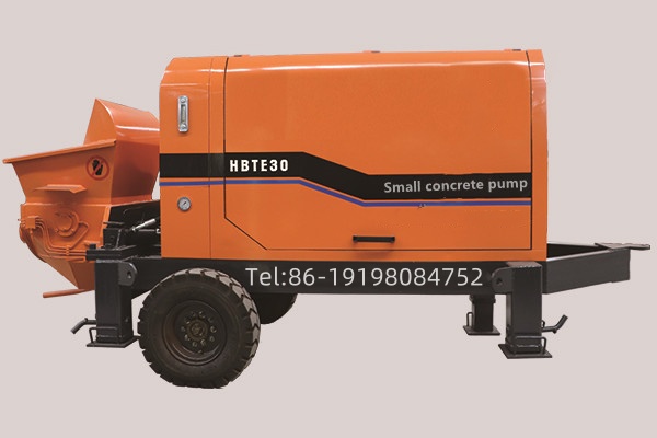 Electric Tariler Mounted Concrete Pump HBTE30