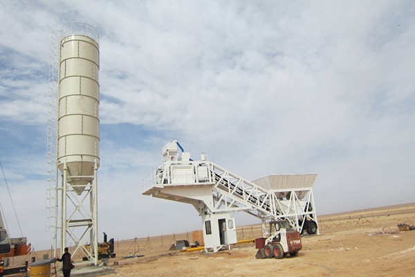 Mobile Concrete Batching Plant  HZS25