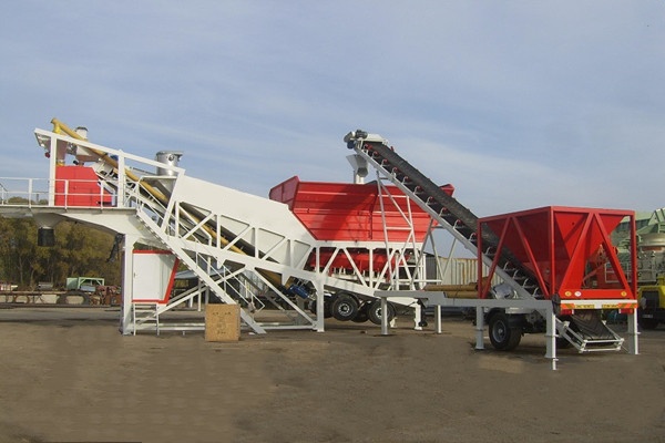 Mobile Batching Plant HZS35