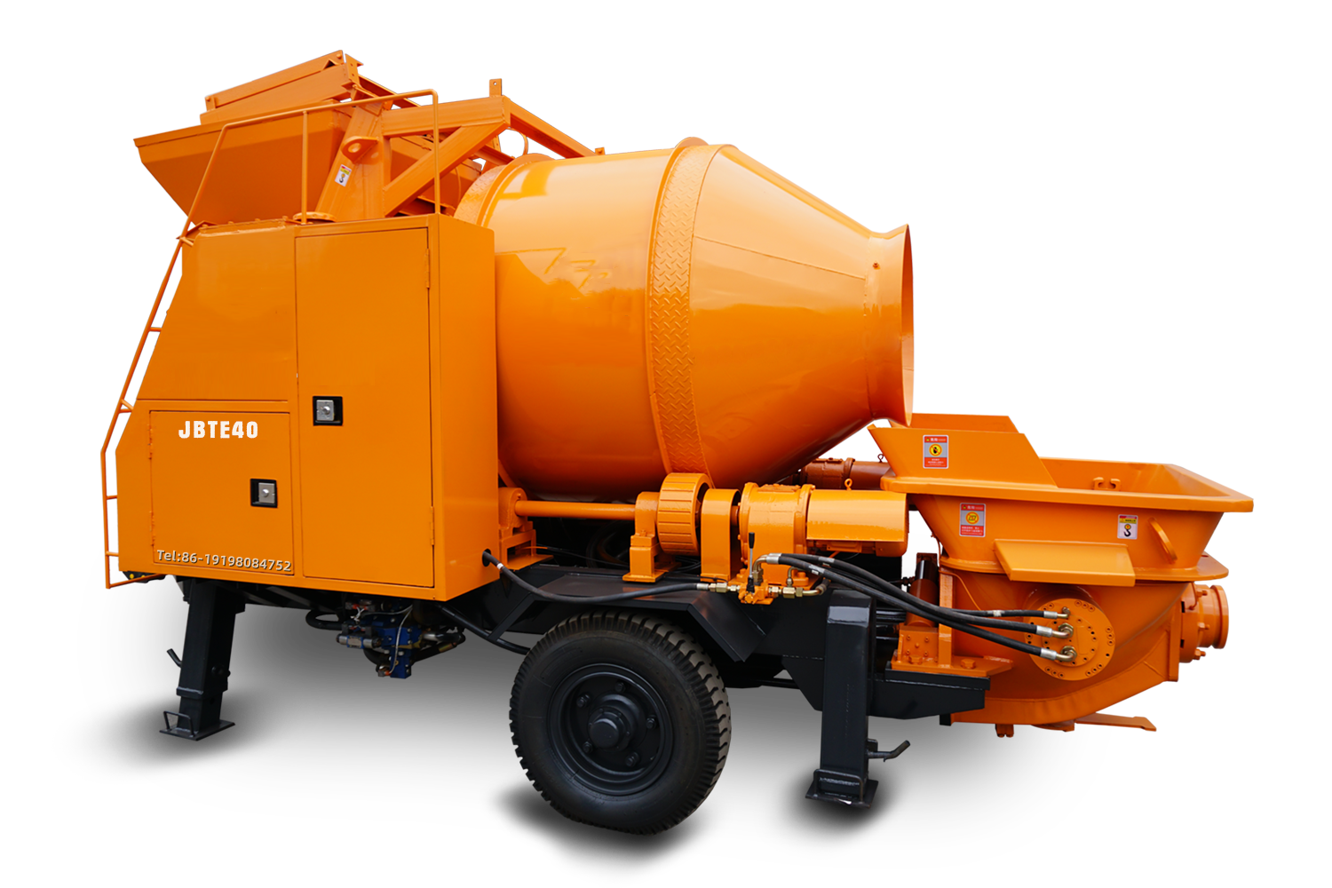 Electric Engine Concrete Mixer Pump JBTE40